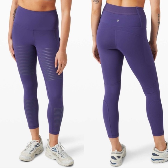 Lululemon Size 6 Rogue Renegade Super High Rise Tight 25" Inseam Midnight Orchid - Picture 1 of 7